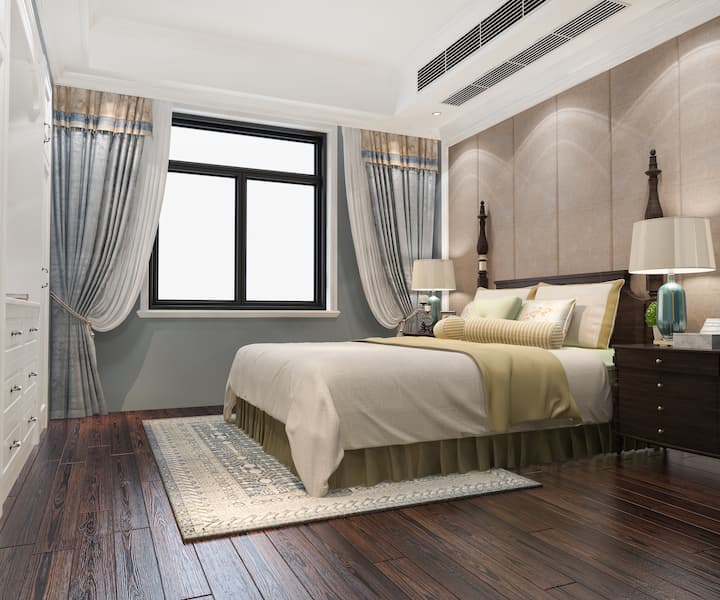 Room Bed - Rozy Ruhi Home Green Interior, Rajarhat Kolkata
